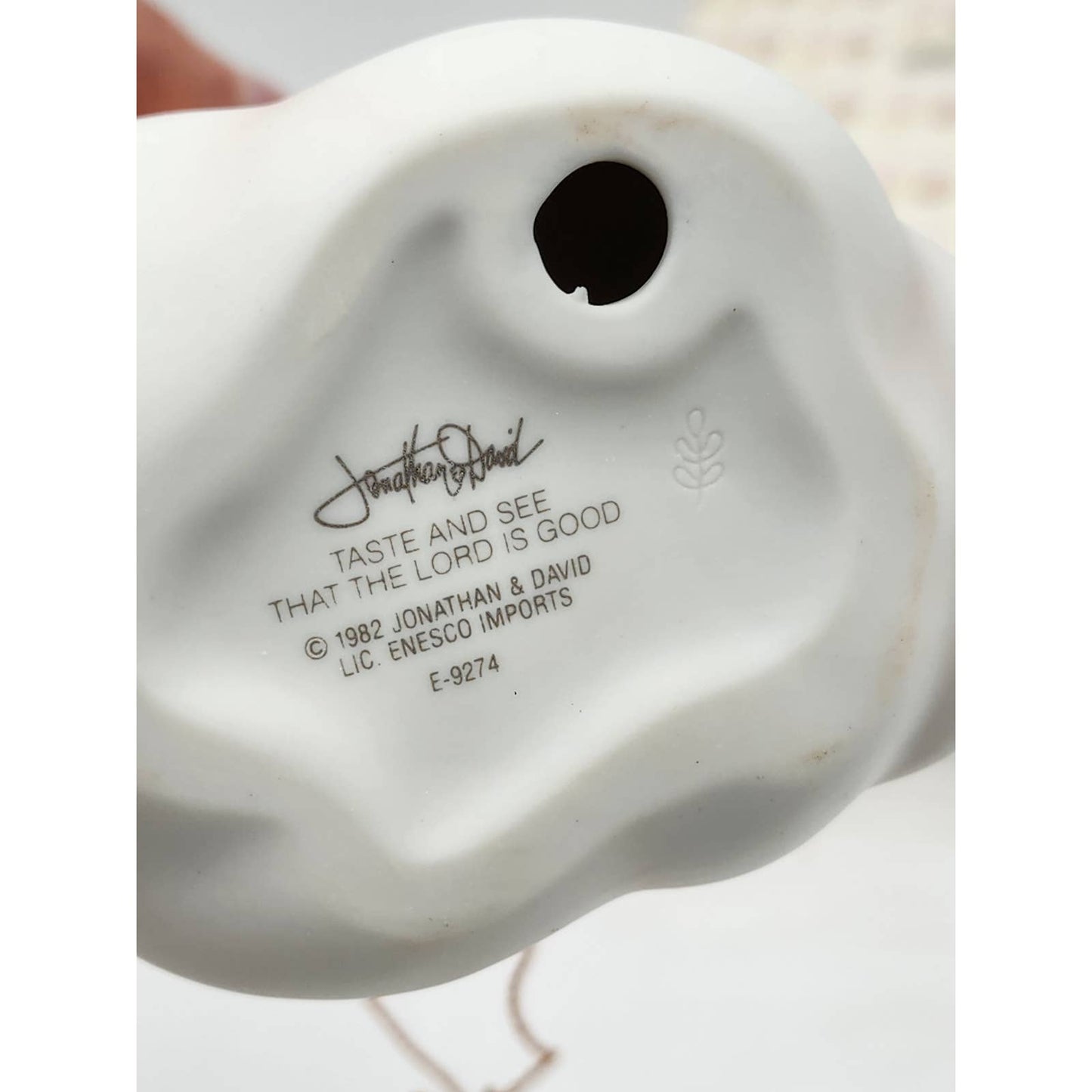 Precious Moments Figurine Taste See That The Lord Is Good E-9274 Angel Box Tags