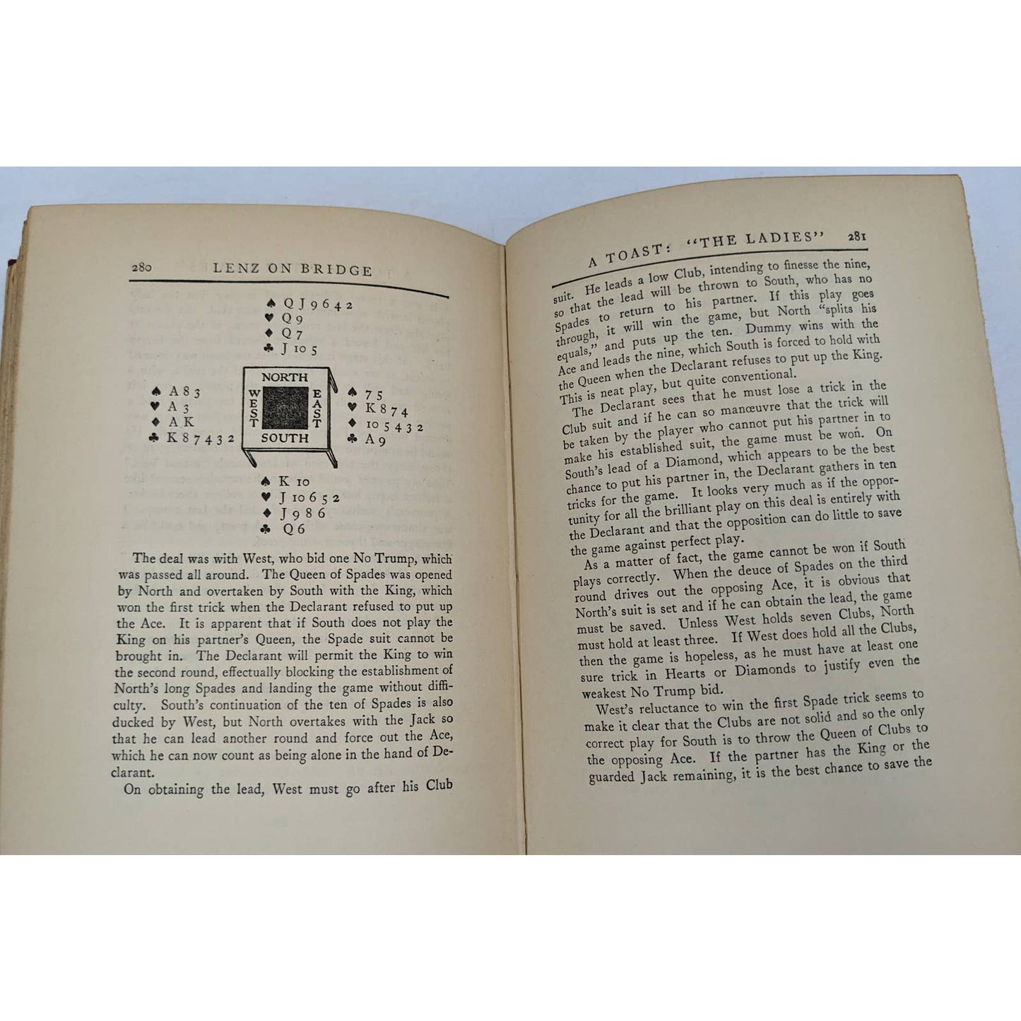 Lenz On Bridge By Sidney Lenz A Star Book Classic Bridge Manual Antiquarian 1926