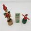 VTG Pinocchio Lot of 3 W/2 Wooden Pinocchio Collapsible Push Thumb and Ornament