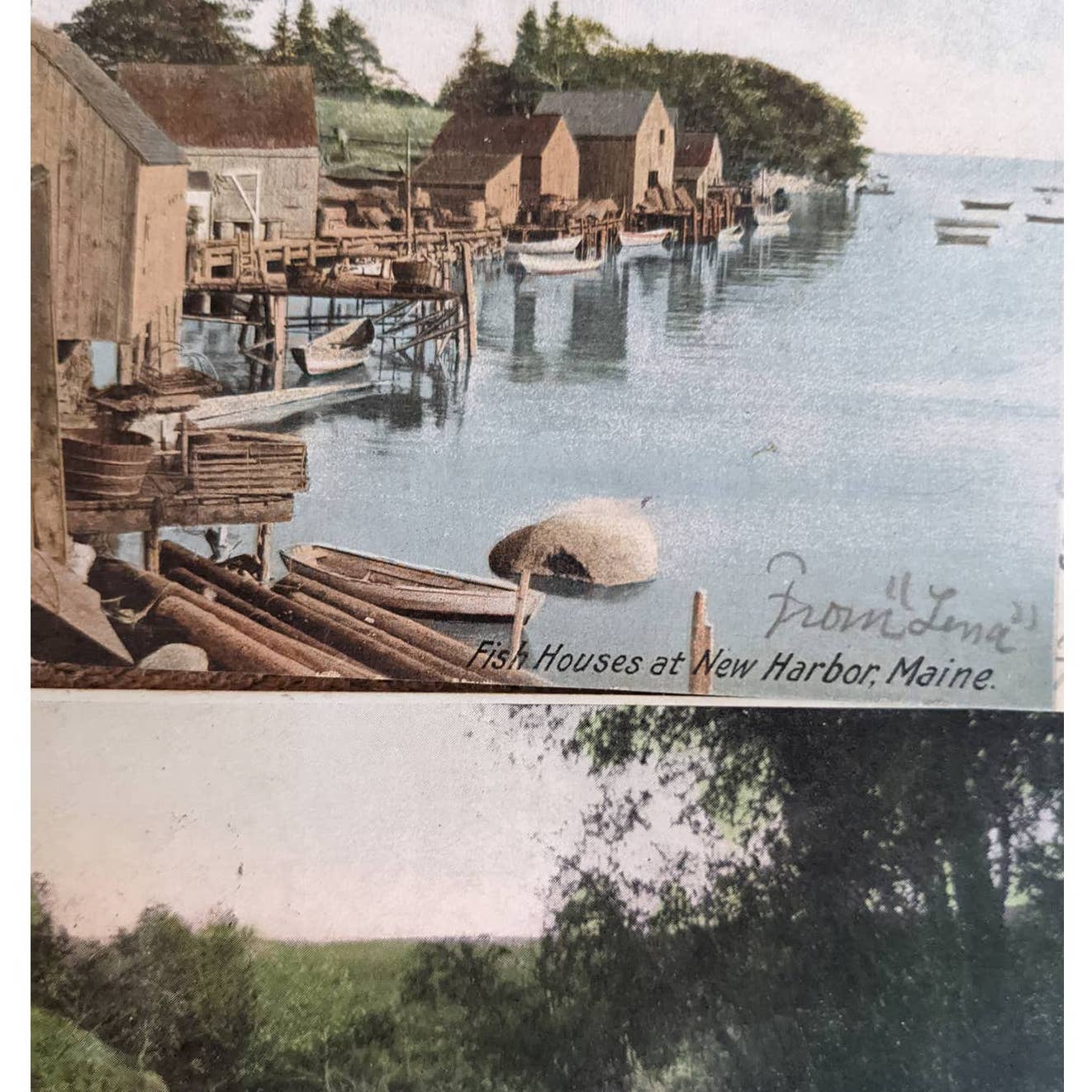 C1908 Antique Postcard Big Sioux River SD Princess Victoria Bitter Root River MT