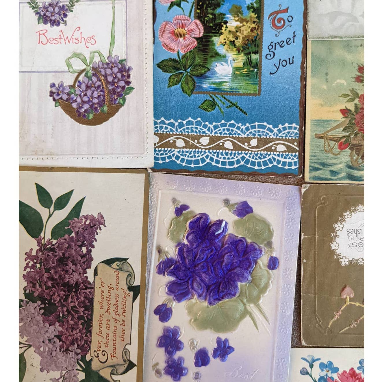 C1902-1912 Antique Postcard Lot 20+ Happy Birthday Greetings Best Wishes