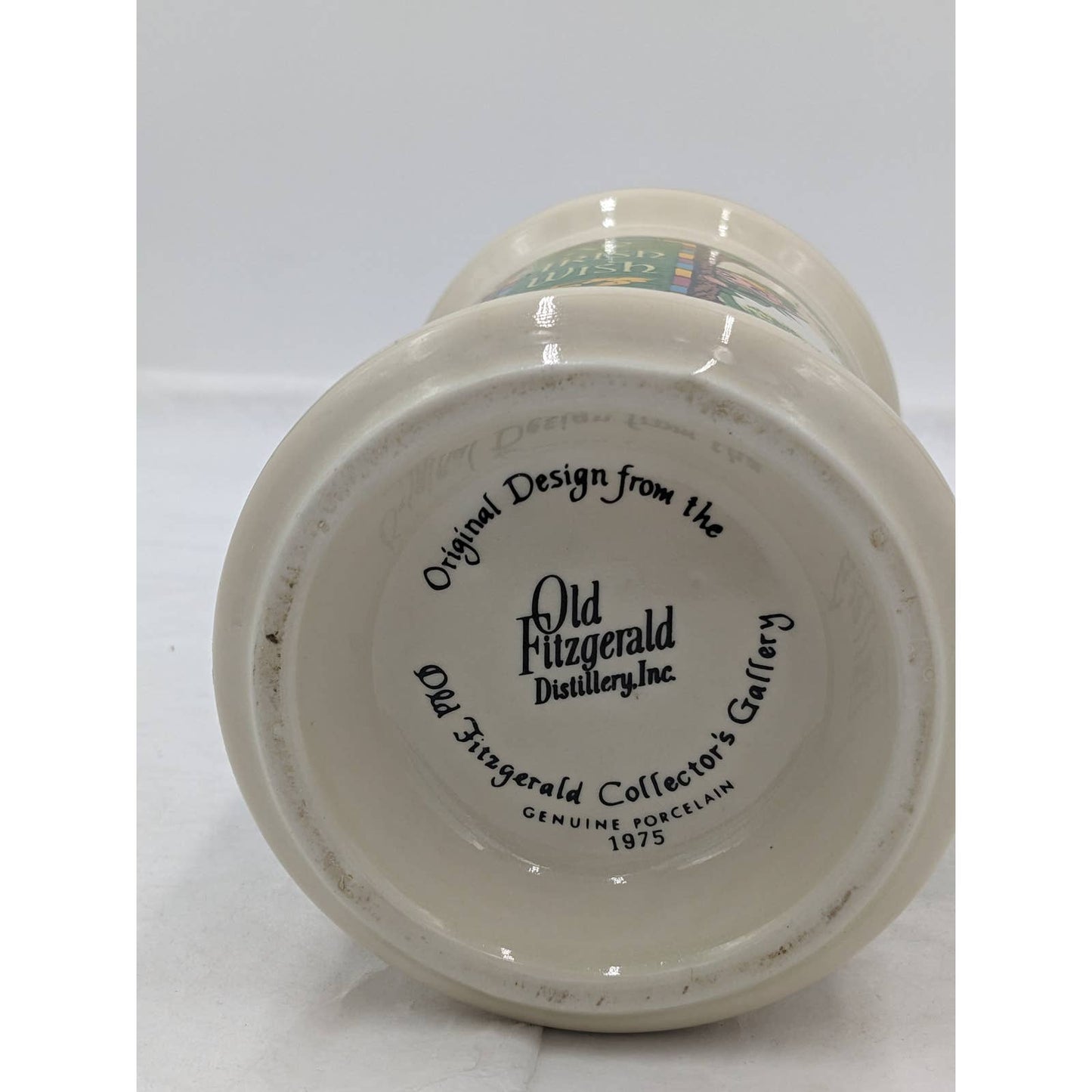 Old Fitzgerald Distillery An Irish Wish Collector Gallery Genuine Porcelain 1975