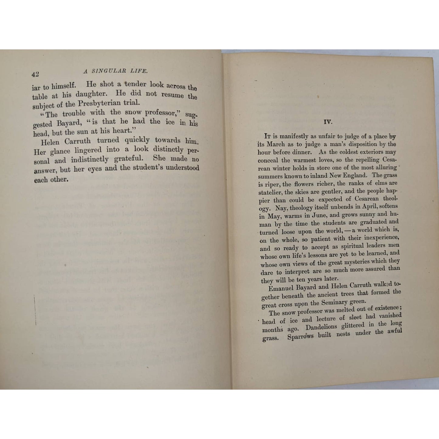 A Singular Life By Elizabeth Stuart Phelps Ward Antiquarian Novel 1901