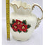 Crown Pitcher Poinsettia Pitcher Glazed Jade Christmas Set Of 2