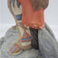 Vintage Teissedre Native American Figurine Holding Shield Made in USA 17" Tall