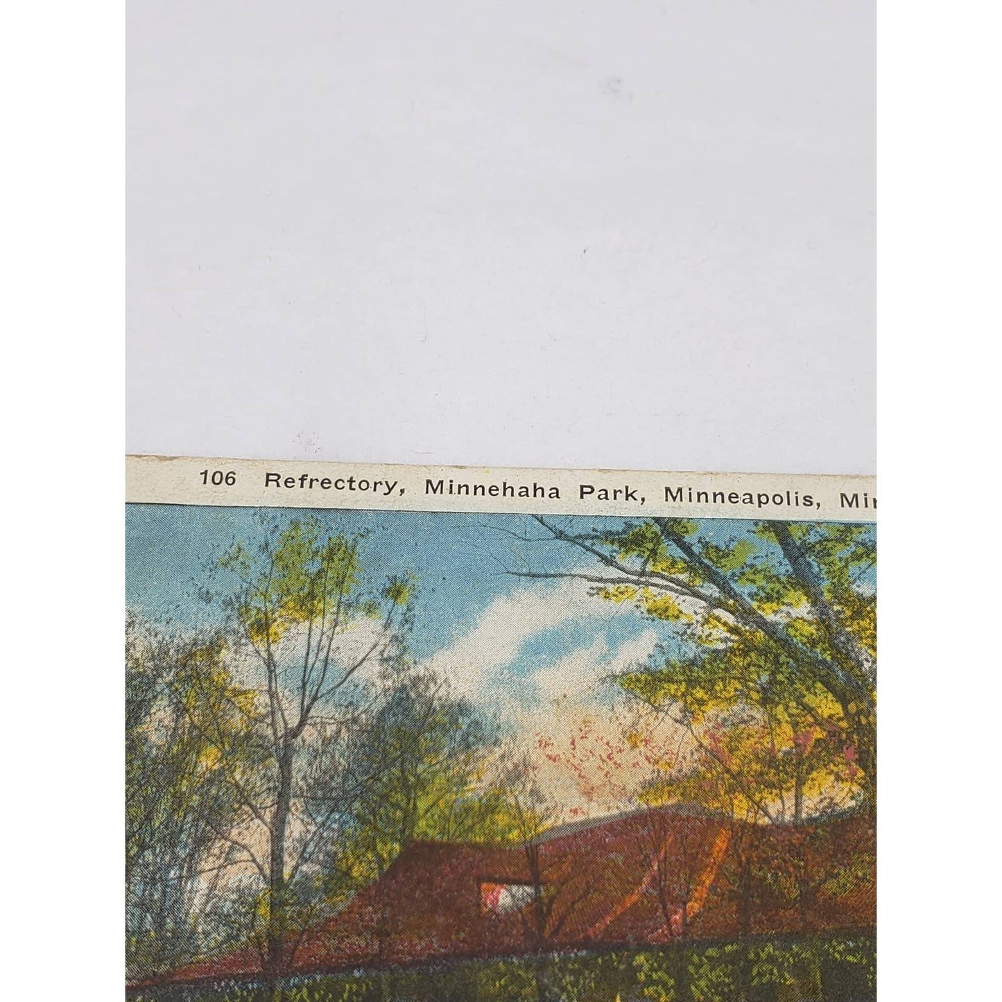 c1924 Refrectory, Minnehaha, Minneapolis, Minnesota 106 Vintage Postcard