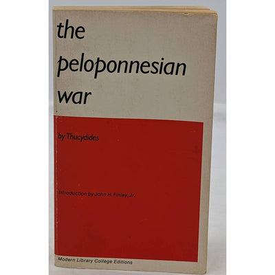 Peloponnesian War By Thucydides Library College Editions Vintage Paperback 1951
