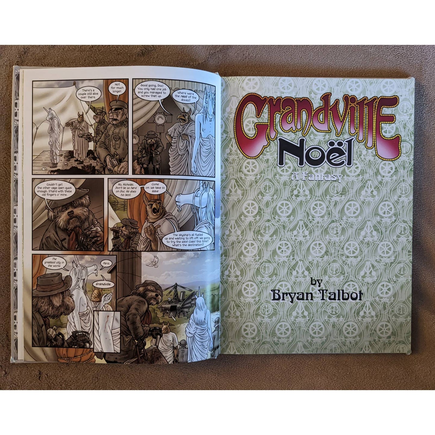 Grandville Noel A Fantasy Book By Bryan Talbot Dark Horse Comics Graphic Novel