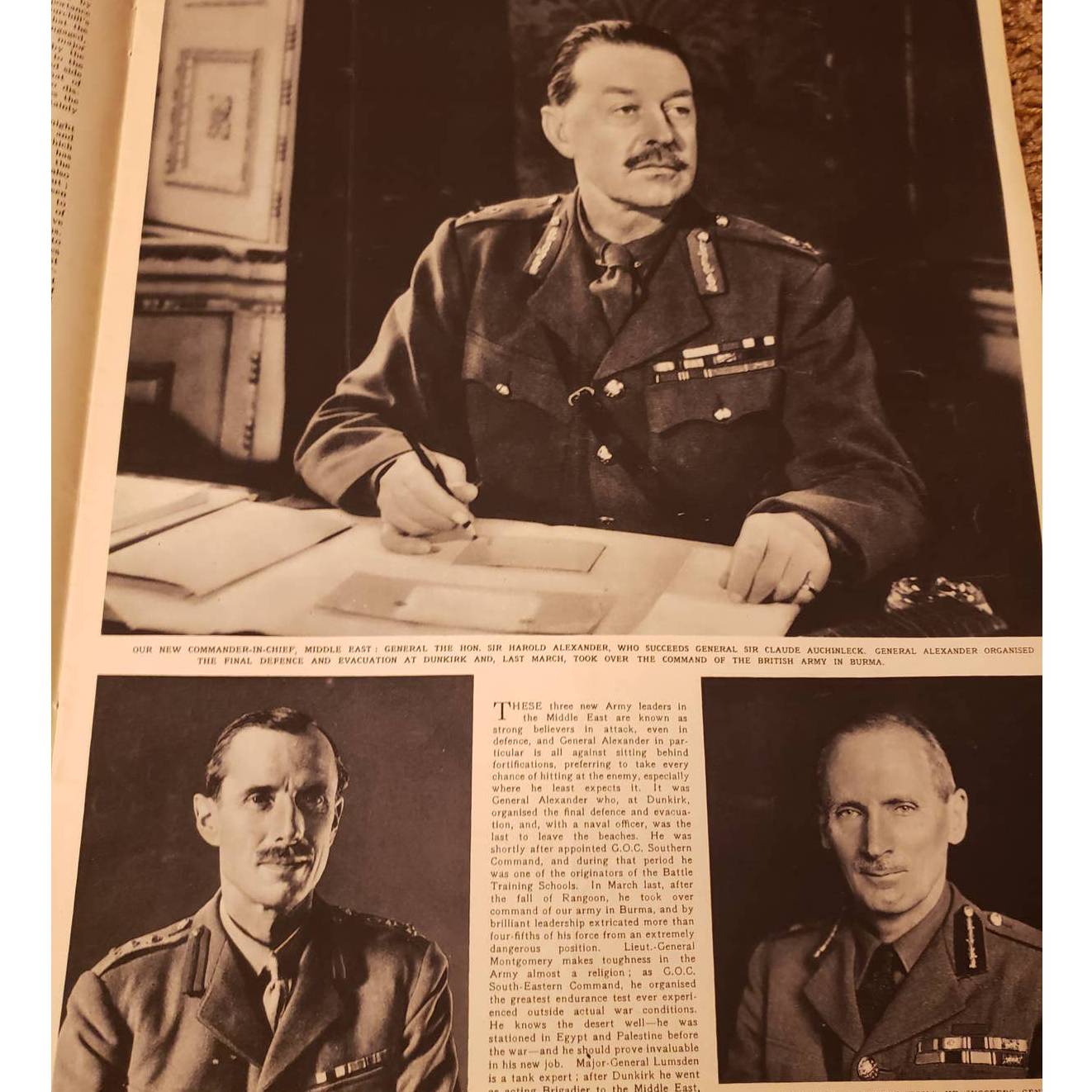 Illustrated London News Aug 29 1942 Raid Dieppe Daimler ad Focke-Wulf Churchill
