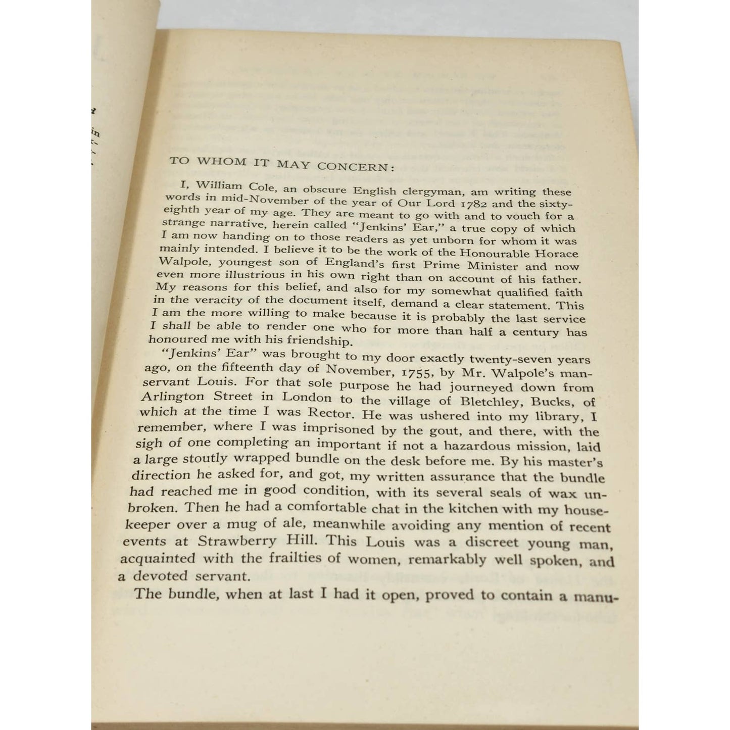 Jenkins Ear By Odell Shepard And Willard Shepard First Printing 1951