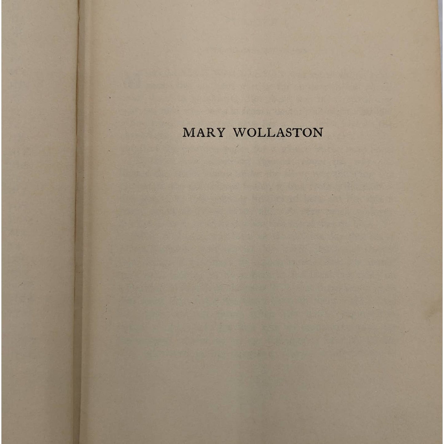 Mary Wollaston By Henry Kitchell Webster Antiquarian Vintage Novel 1920