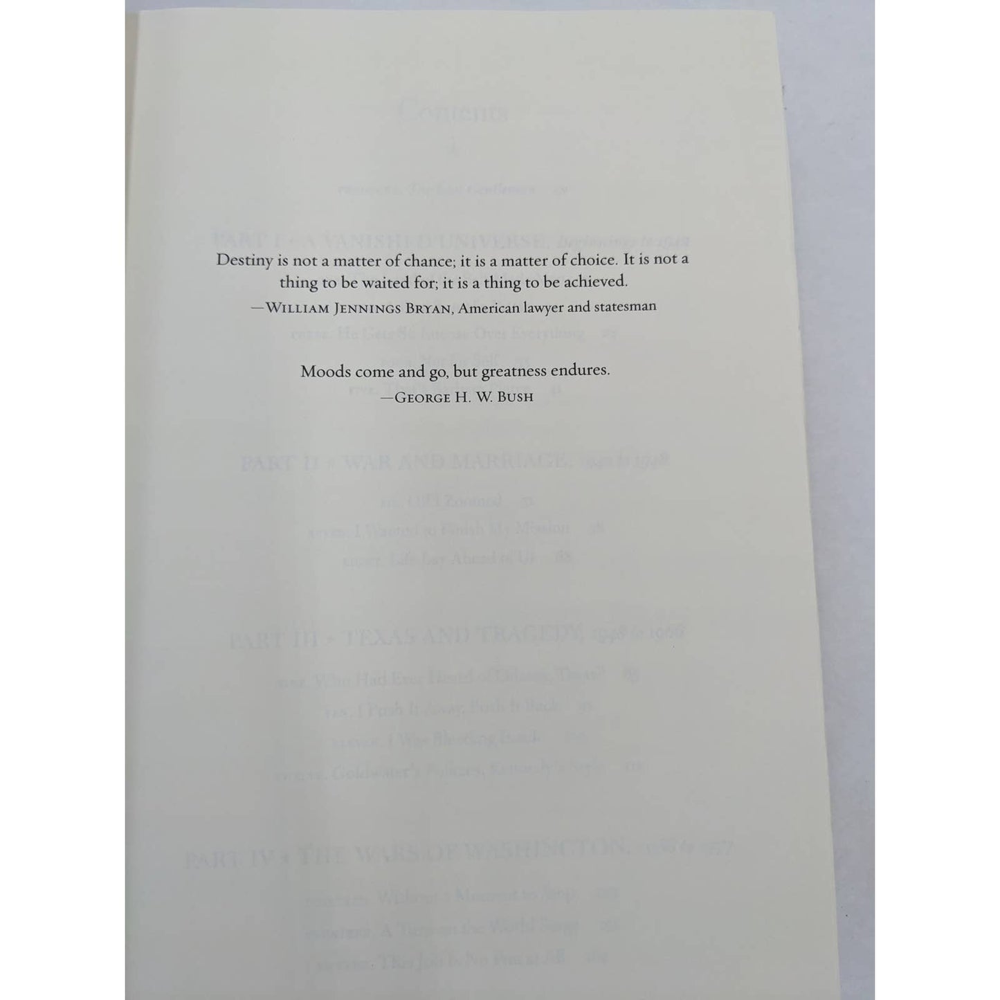 Destiny And Power American Odyssey George H.W. Bush By Jon Meacham First Edition