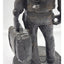 Michael Garman Sculpture Traveler American Unsung Heroes Vintage 12" Signed 1970