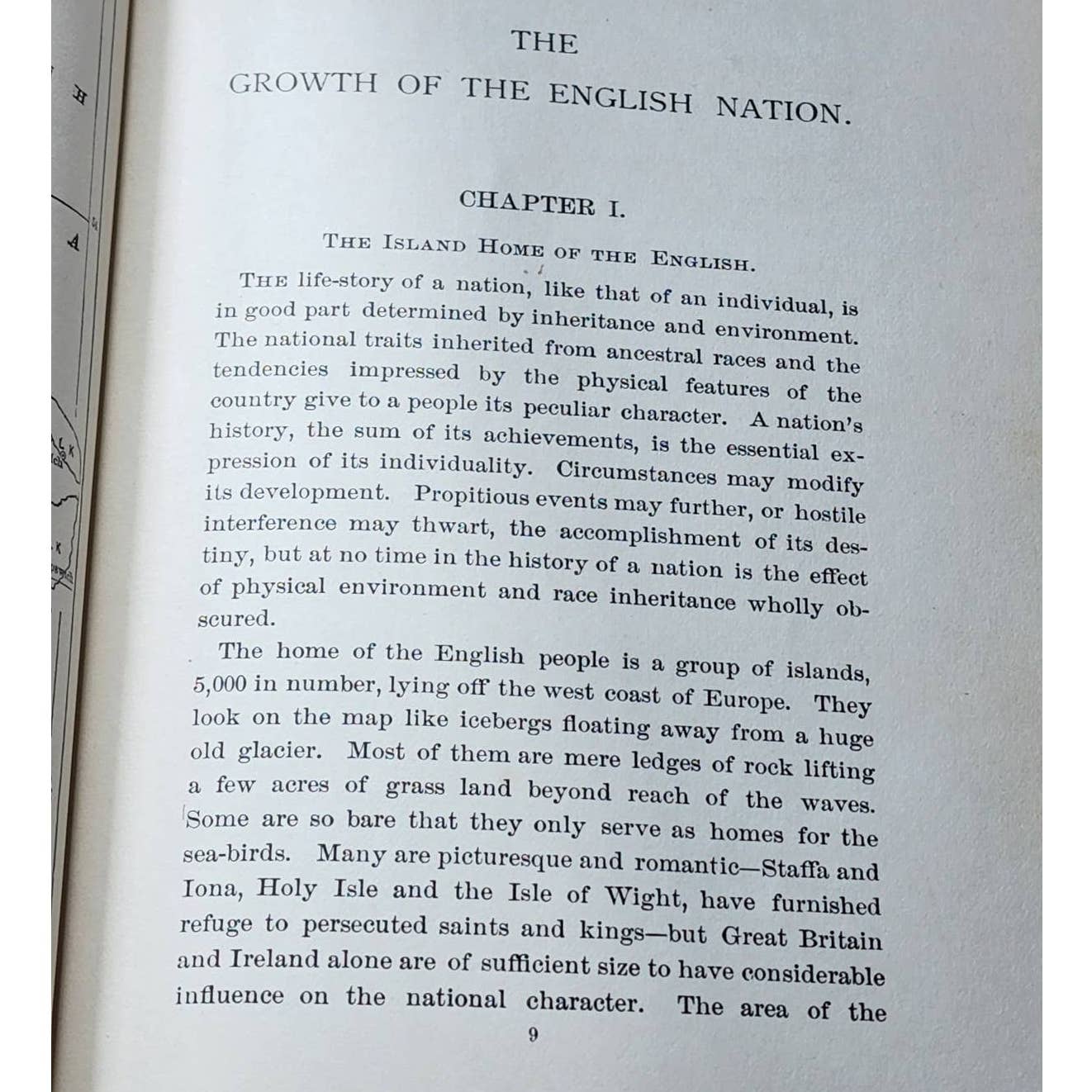The Growth Of The English Nation By Katherine Coman, Antiquarian 1894