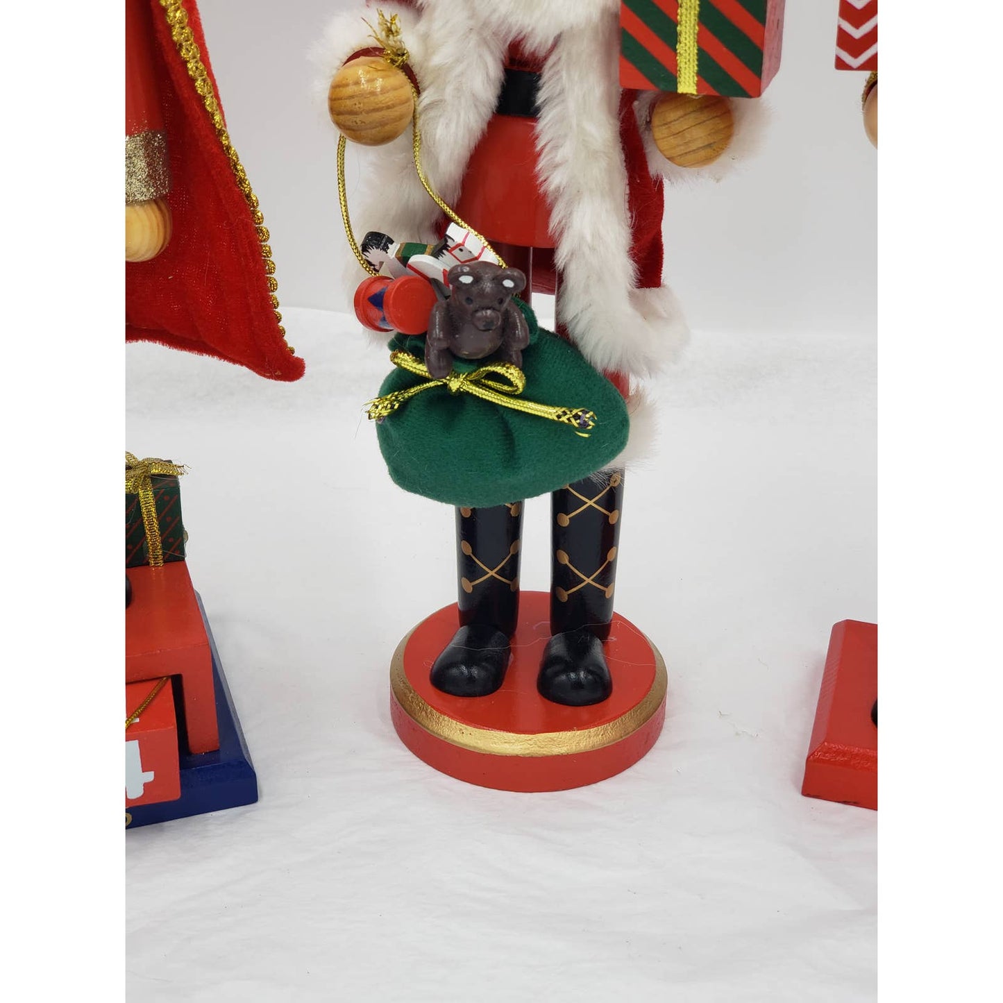 Nutcracker 14" Lot Set of 3 Ugly Christmas Sweater, Days Until Christmas, Santa