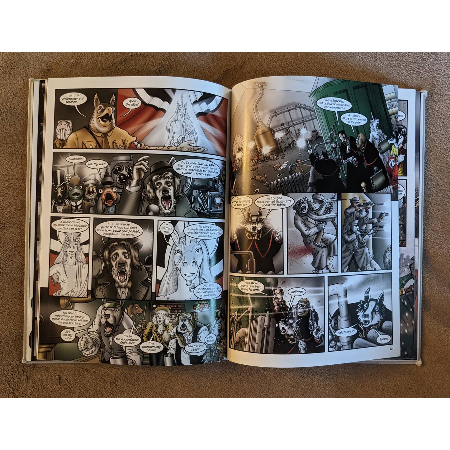 Grandville Noel A Fantasy Book By Bryan Talbot Dark Horse Comics Graphic Novel