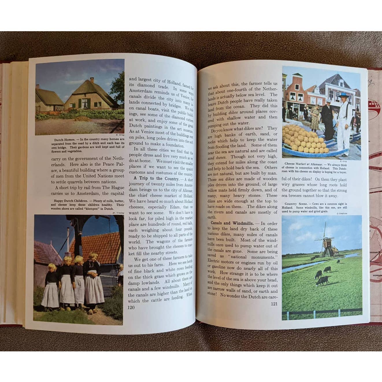 Vintage 1954 Our World Today: Journeys Through Many Lands By Stull And Hatch