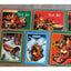 Vintage Gerhards "God Jul" Lot 6 Postcards Christmas Elves Shoveling, Toymaking