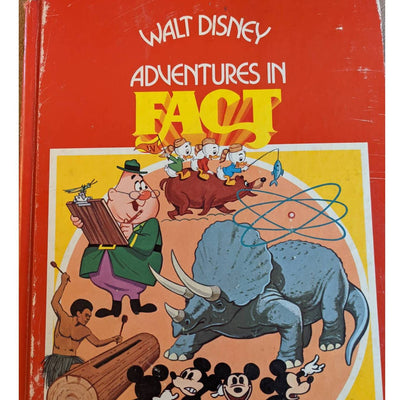Vintage 1977 Walt Disney Adventures In Fact Book Parade of Fun, Fantasy, Fiction
