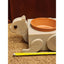 Squirrel Feeder Garden Planter Squirrel Shaped Wood Handcrafted 22" Long
