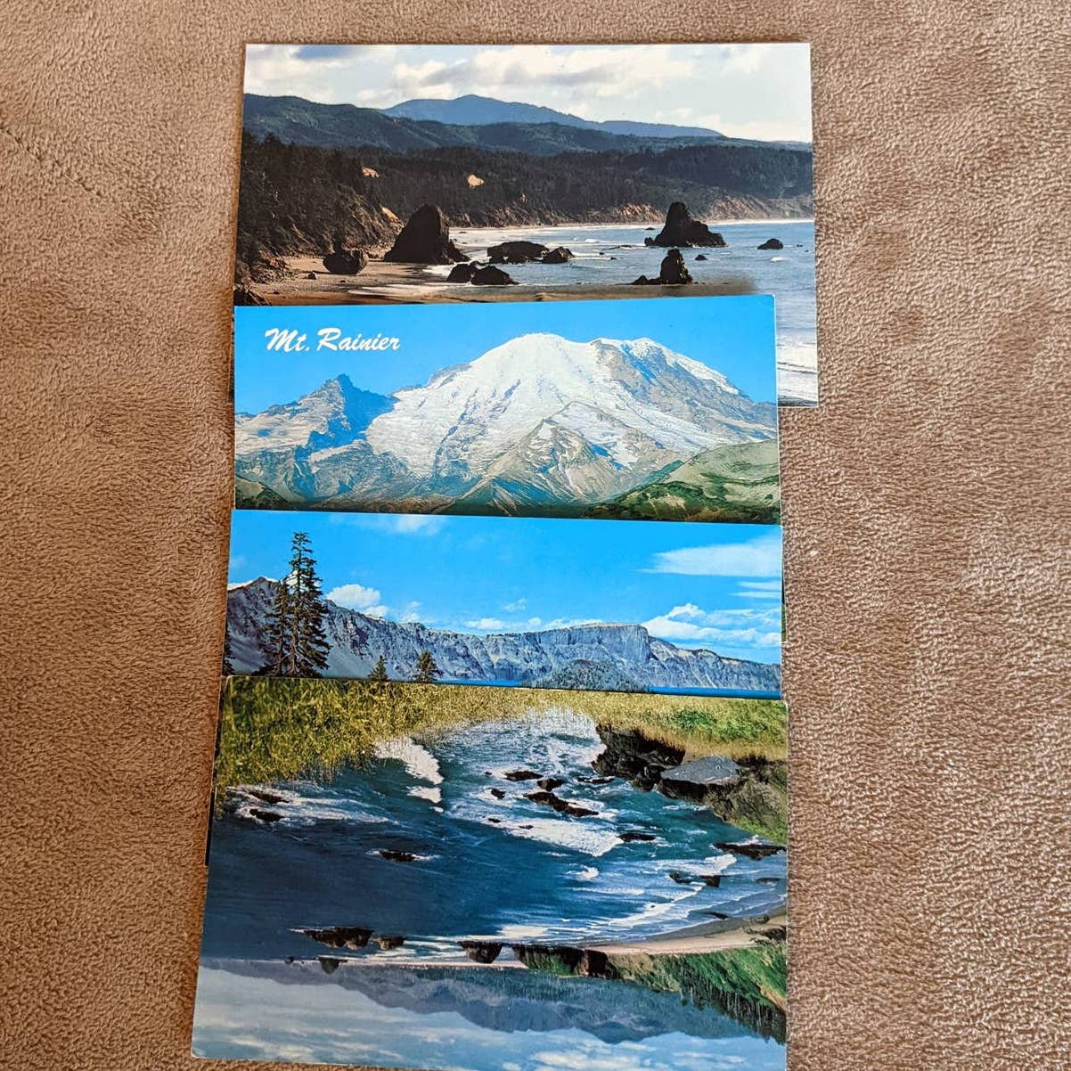 Vintage Oregon Postcard Lot Oregon Coast, Crater Lake Mount Rainier Sunrise Park