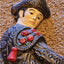 Vintage Large Spanish Matador Bullfighter Flamenco Dancer Wall Hanging 29" Tall