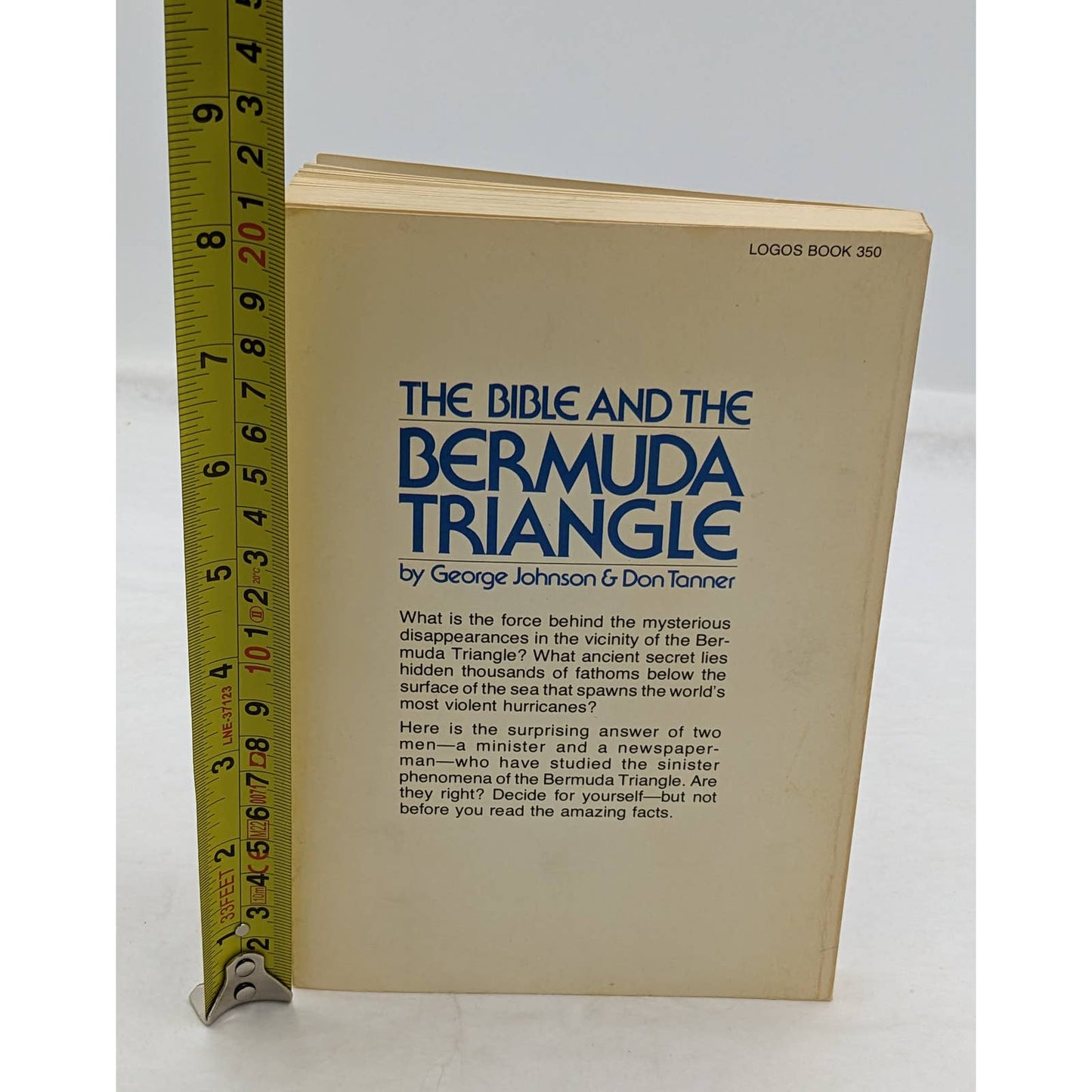 Bible And Bermuda Triangle By George Johnson Don Tanner Vintage Paperback 1973