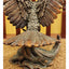 Eagle Sculpture Large Catching Prey Swooping Marian Imports Bronze Plated Resin
