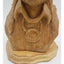 Vintage Wood Carved Trapper Man Bearded Bust Sculpture Wood Carving 13" Tall