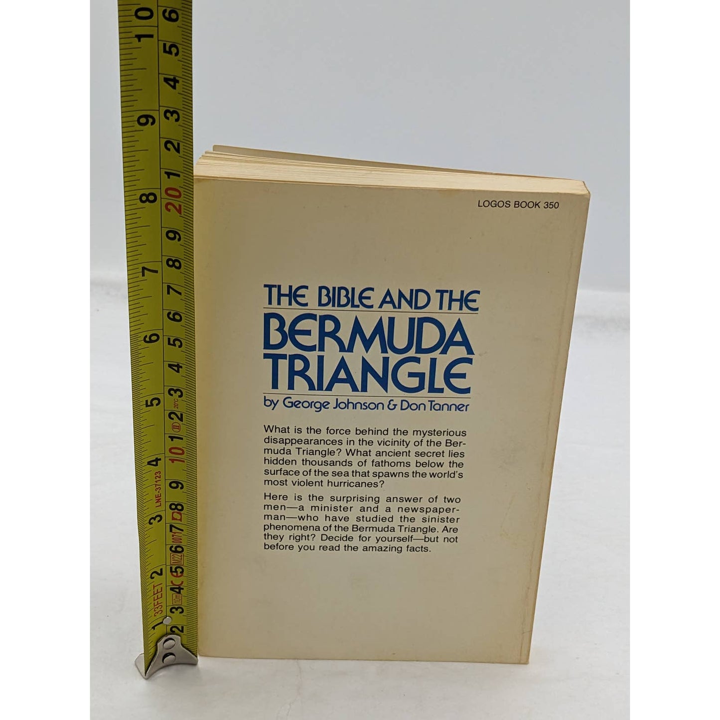 Bible And Bermuda Triangle By George Johnson Don Tanner Vintage Paperback 1973