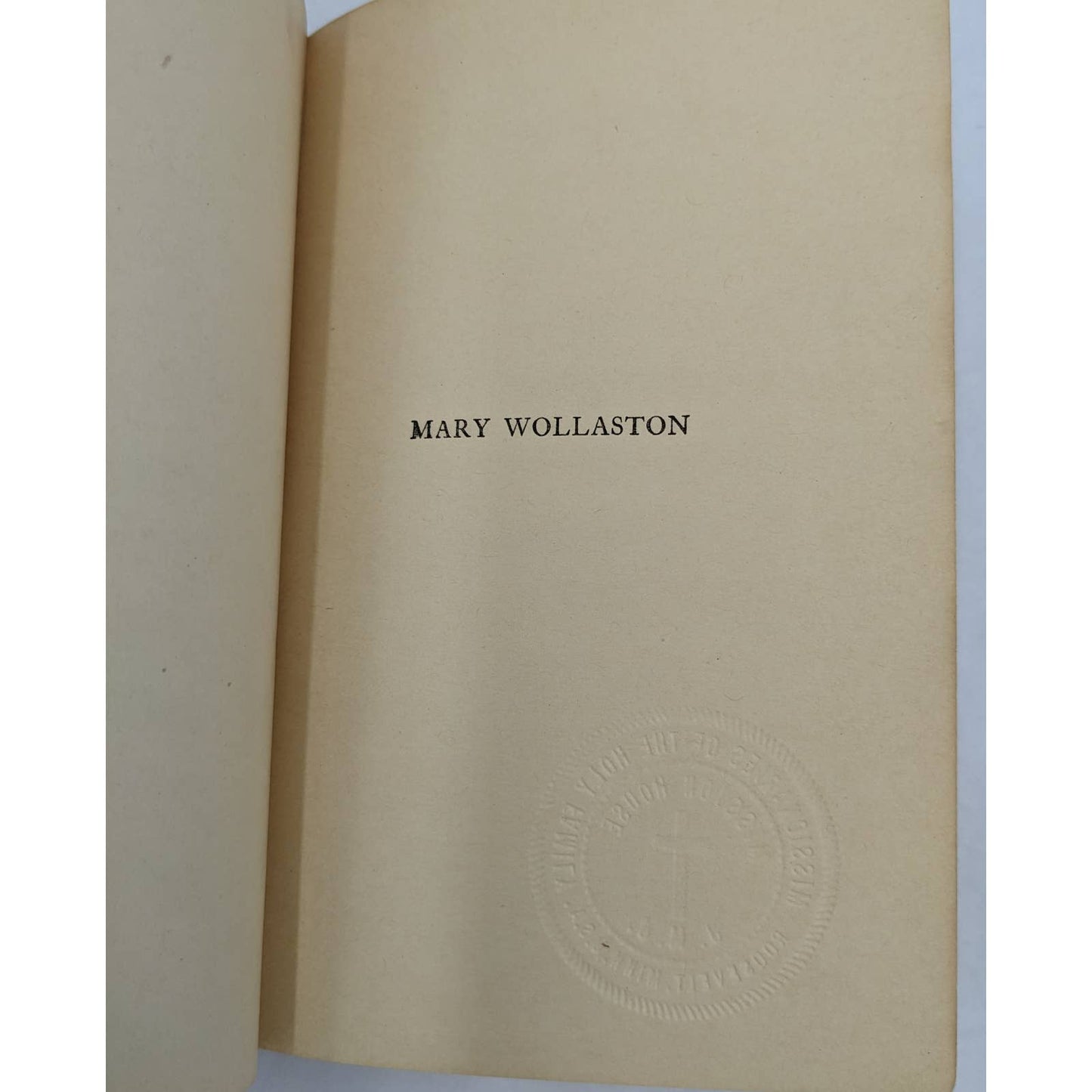 Mary Wollaston By Henry Kitchell Webster Antiquarian Vintage Novel 1920