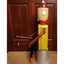 Large Metal Art Sculpture Whimsical Fisherman Ice Fishing Tackle Box W/Rod 32"
