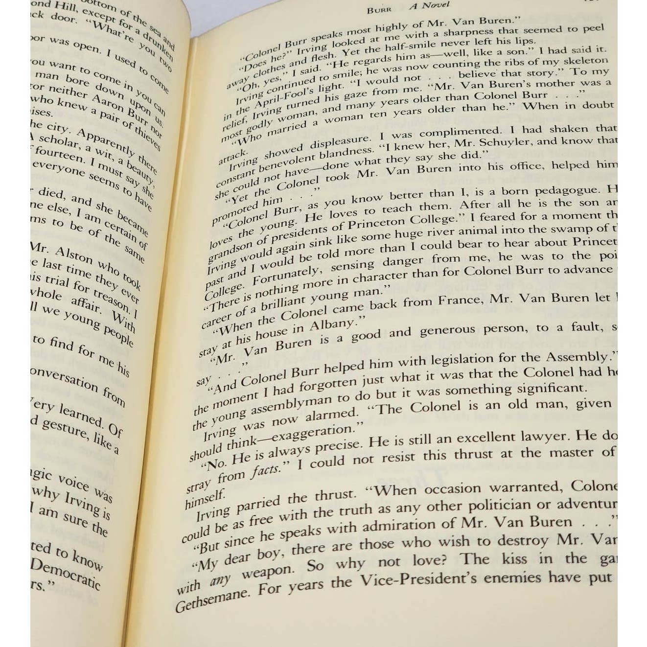 Burr By Gore Vidal Vintage 1973 Novel Aaron Burr Man Who Shot Hamilton