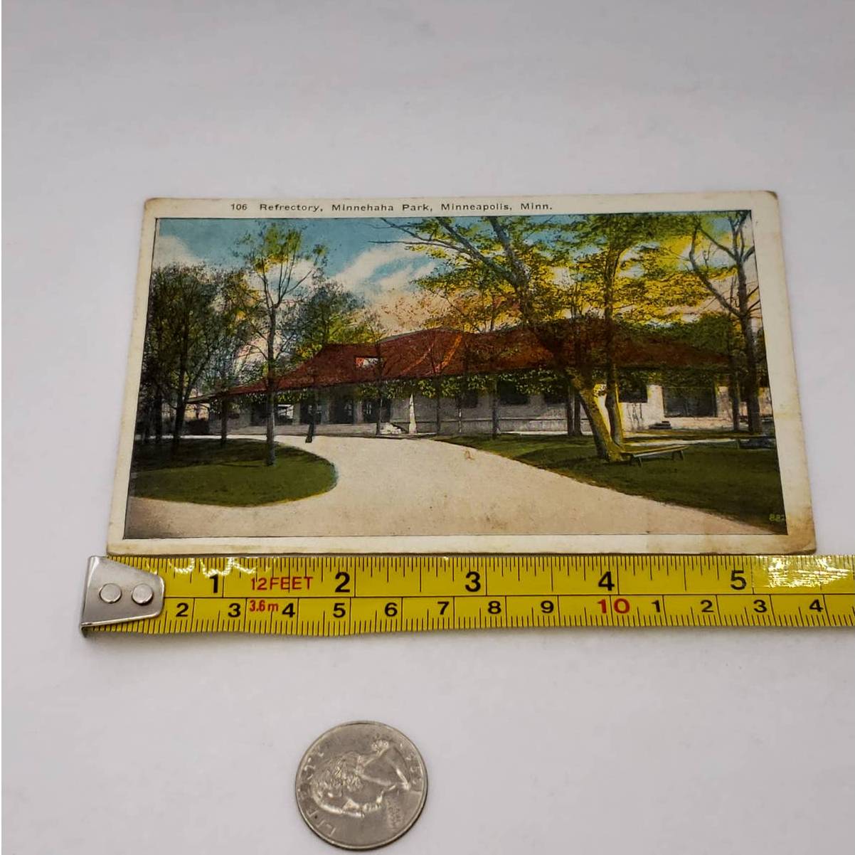c1924 Refrectory, Minnehaha, Minneapolis, Minnesota 106 Vintage Postcard
