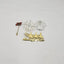 Merry Christmas Brooch Lot of 4 Joy Stickpin, Angel, Snowflake, Three Wise Man