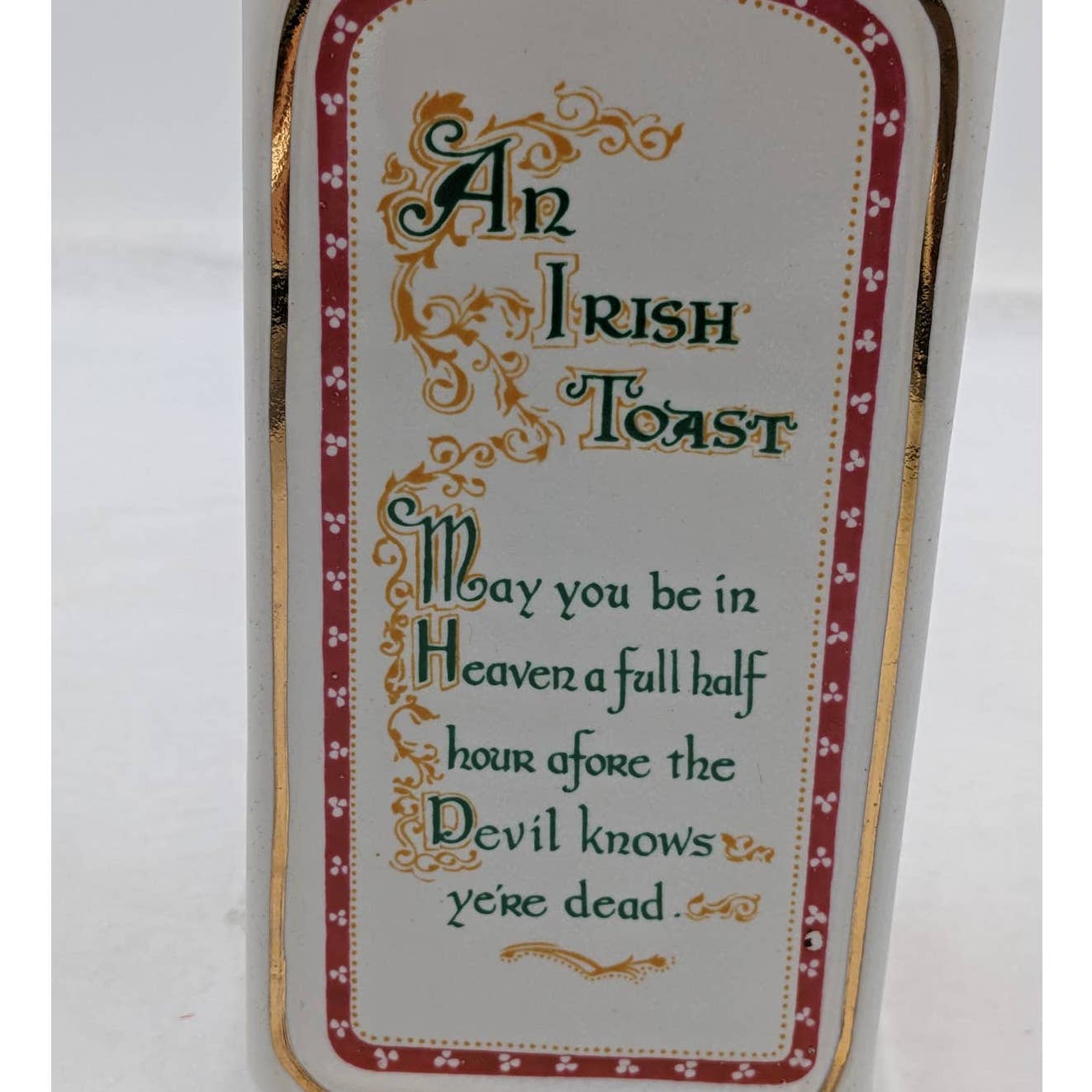 Old Fitzgerald Stitzel Weller Distillery An Irish Toast Collector Vintage 1970
