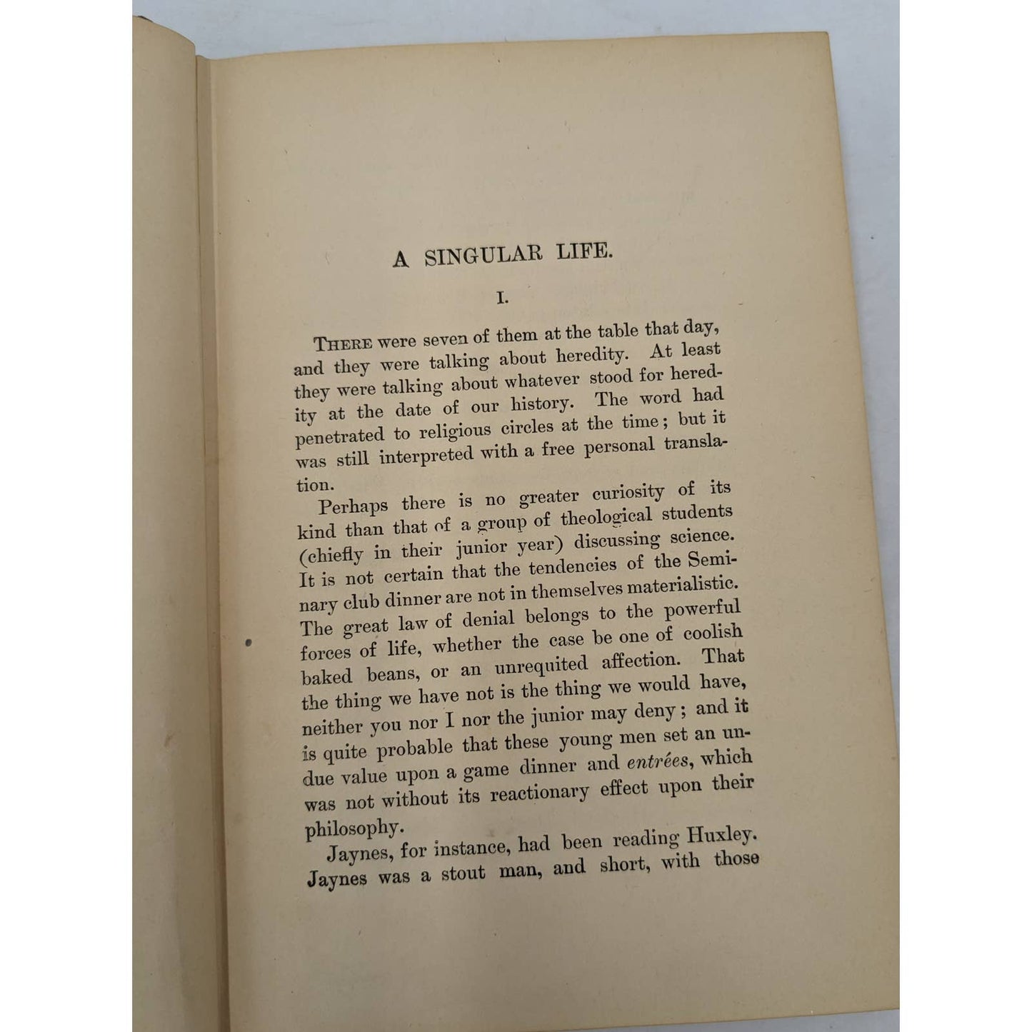 A Singular Life By Elizabeth Stuart Phelps Ward Antiquarian Novel 1901