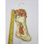 Vintage 1985 Merrimack Santa Sm Christmas Stocking Die Cut Hanging Card Ornament