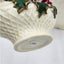 Crown Pitcher Poinsettia Pitcher Glazed Jade Christmas Set Of 2