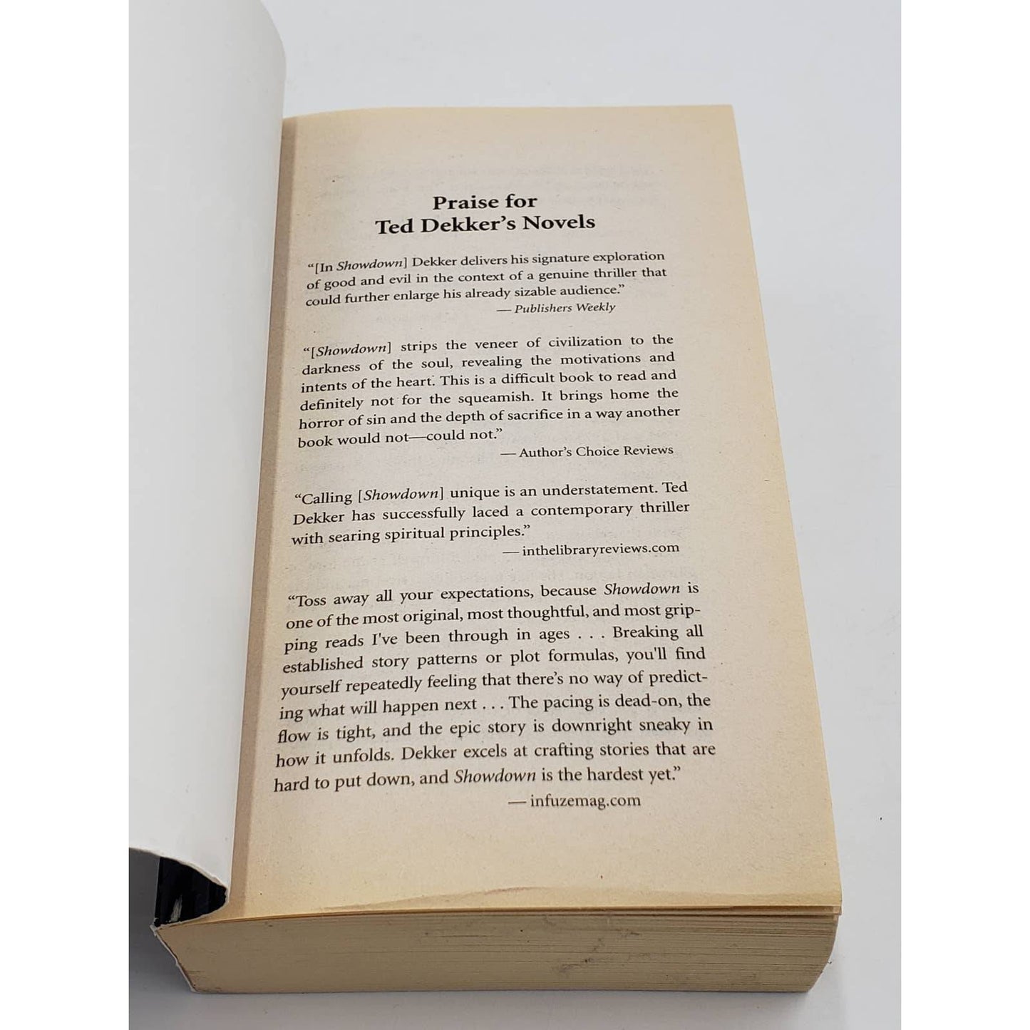 Showdown: A Paradise Novel by Best-Selling Author Ted Dekker