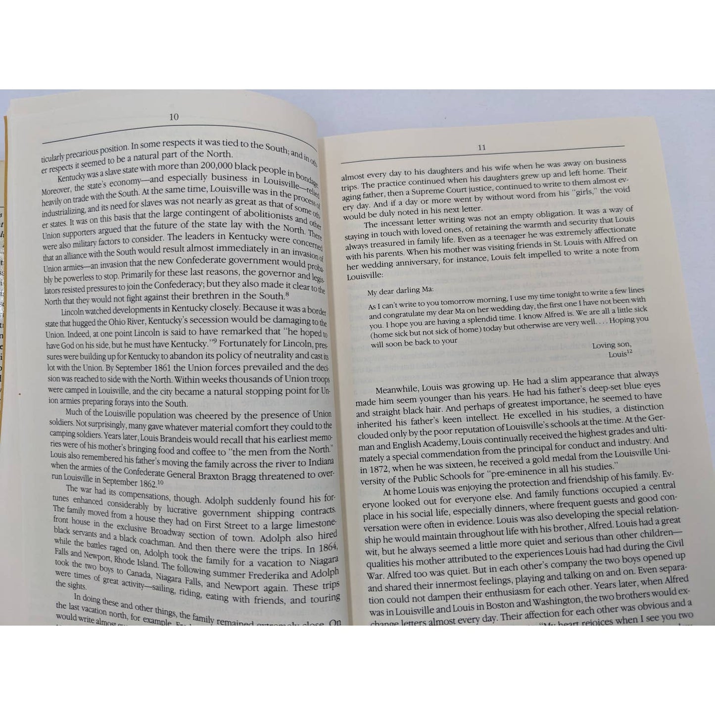 Brandeis By Lewis J. Paper Biography Jewish Supreme Court Justice Vintage 1983