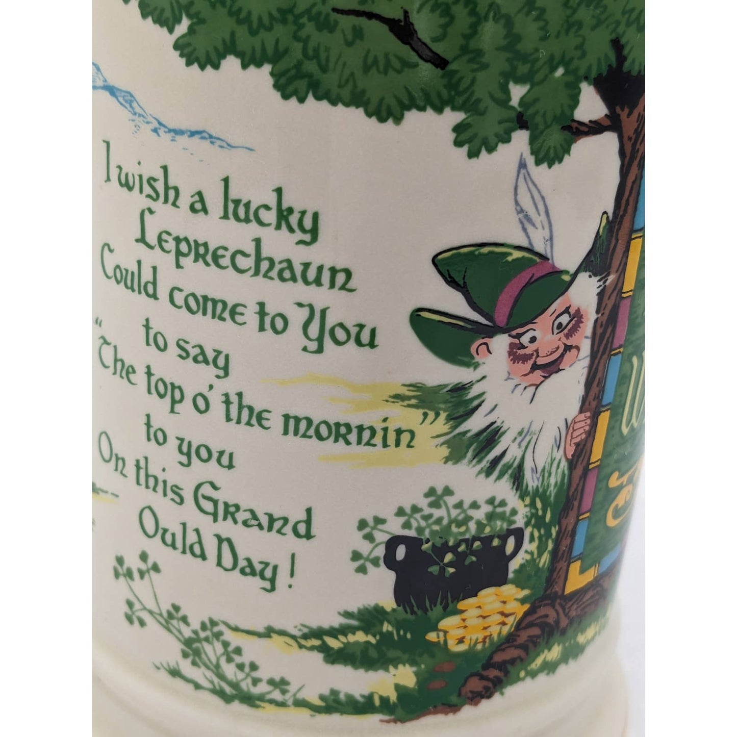 Old Fitzgerald Distillery An Irish Wish Collector Gallery Genuine Porcelain 1975