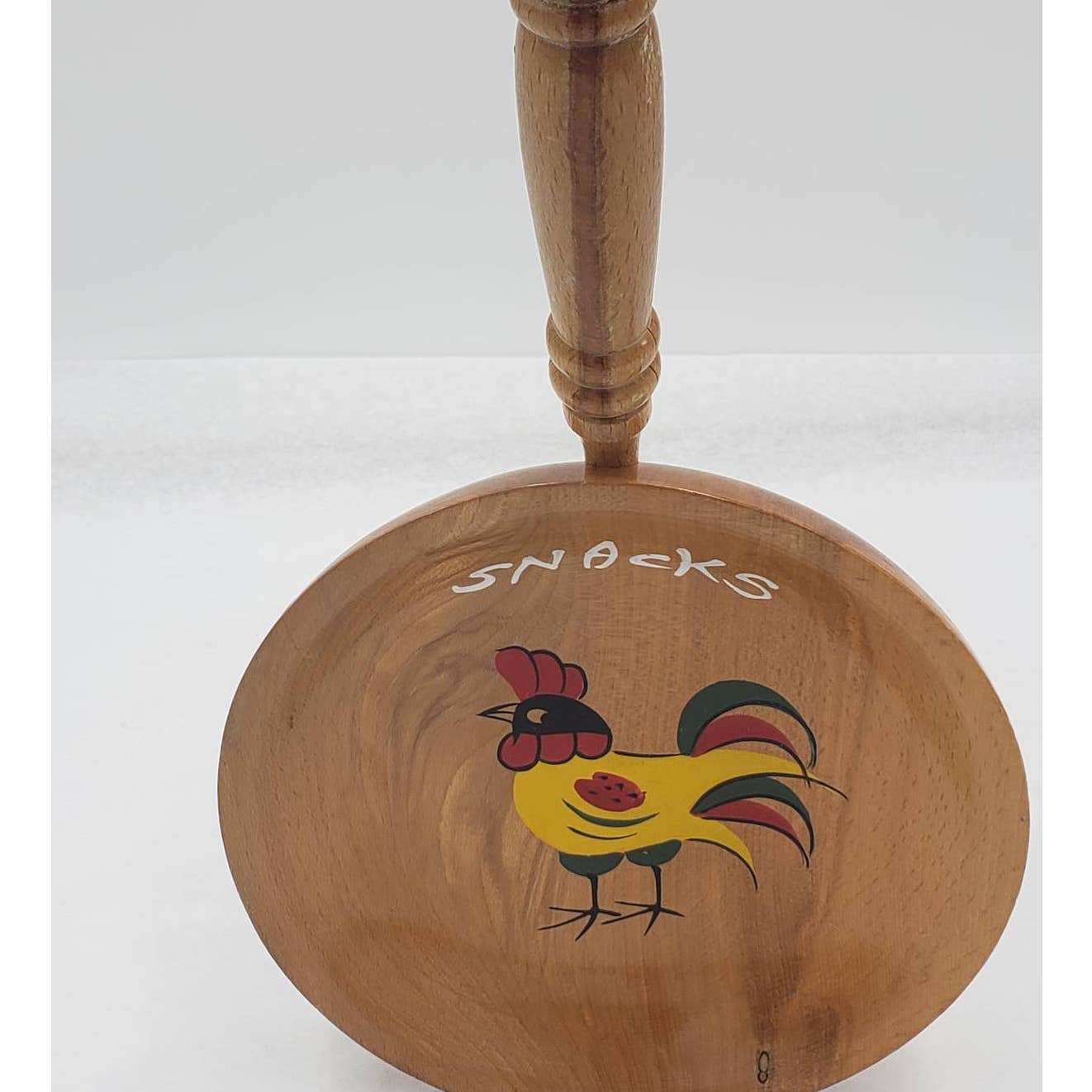 Japanese Rooster Snack Wooden Kitchen Wall Art Decorative 10"