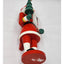 Nutcracker Christmas Santa Figurine Holding Tree Rosy Cheeks Santa Claus 10"