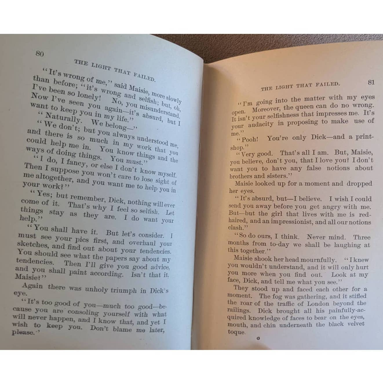 Vintage The Light That Failed Rudyard Kipling ACME Library Kipling First Novel