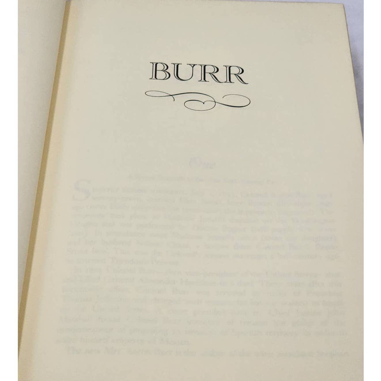 Burr By Gore Vidal Vintage 1973 Novel Aaron Burr Man Who Shot Hamilton