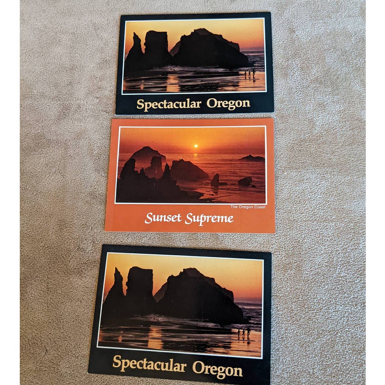 Vintage Oregon Postcard Lot Oregon Coast, Crater Lake Mount Rainier Sunrise Park