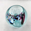 Paperweight Glass Vintage Art Glass Beautiful Multicolor Colorful 3"
