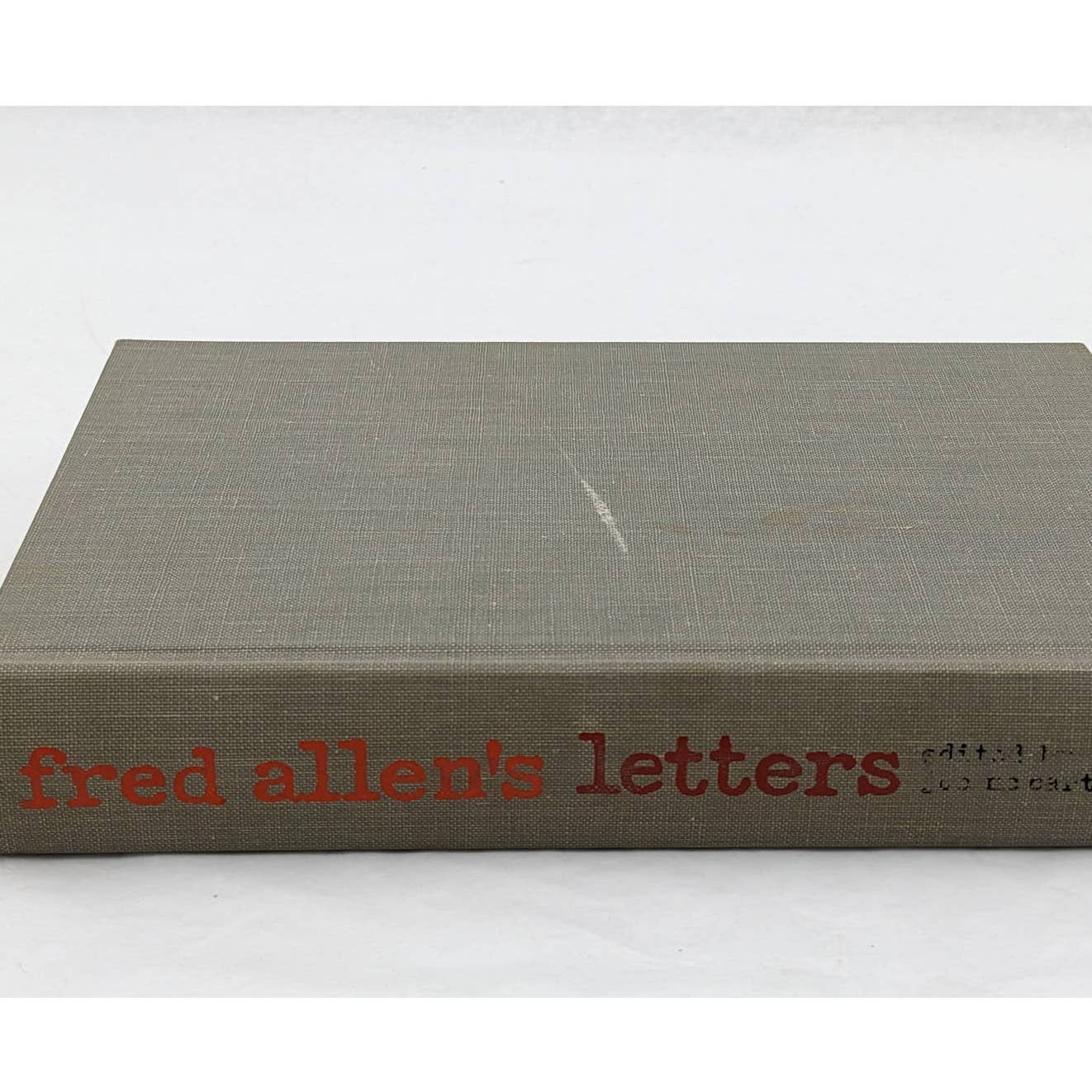 Fred Allens Letters Edited By Joe McCarthy First Edition Vintage 1965