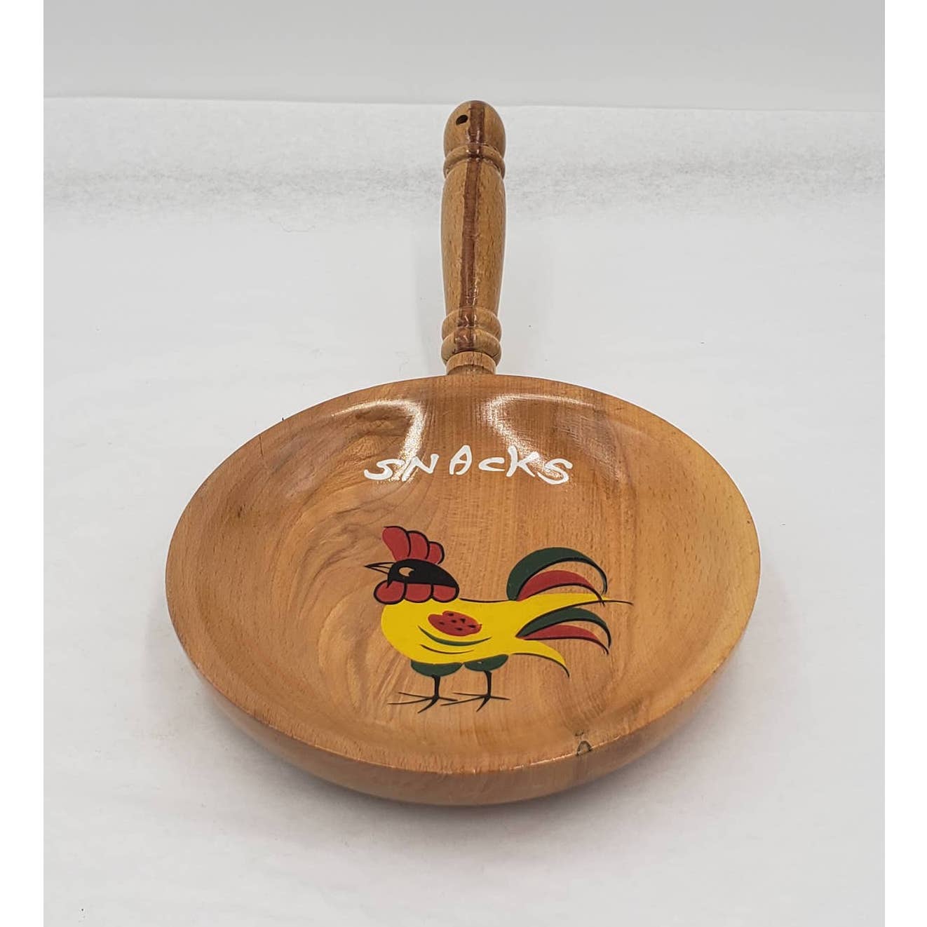 Japanese Rooster Snack Wooden Kitchen Wall Art Decorative 10"